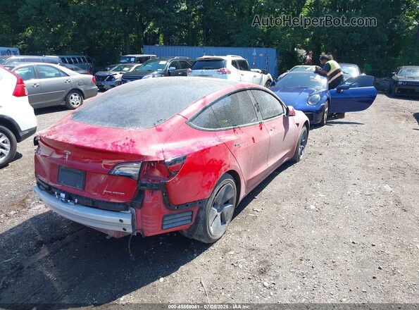 5YJ3E1EB9NF113968 2022 TESLA MODEL 3 Red Հետևի աջ