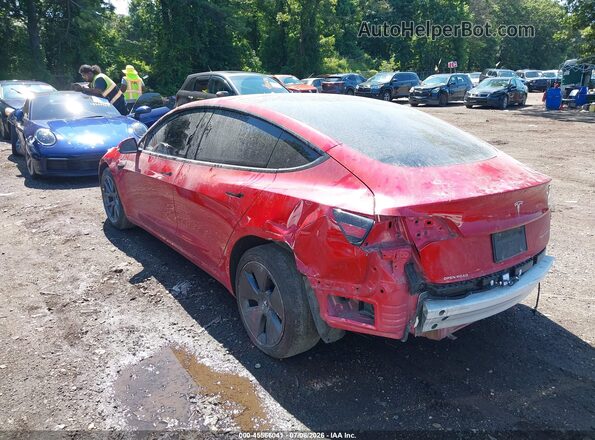 5YJ3E1EB9NF113968 2022 TESLA MODEL 3 Red Հետևի ձախ