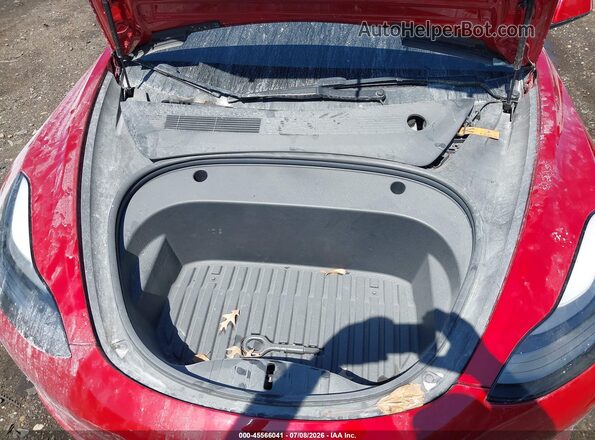 5YJ3E1EB9NF113968 2022 TESLA MODEL 3 Red Հետևի տեսք