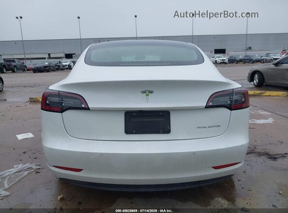5YJ3E1EB9NF119642 2022 TESLA MODEL 3 White 