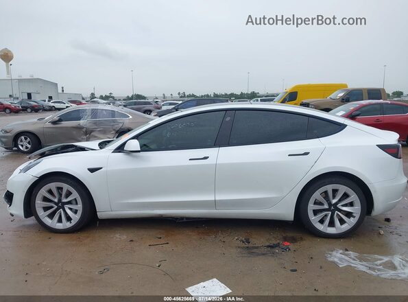 5YJ3E1EB9NF119642 2022 TESLA MODEL 3 White 