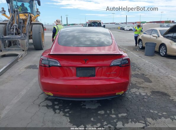 5YJ3E1EB9NF130656 2022 TESLA MODEL 3 Красный 
