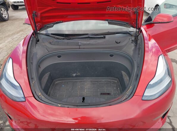 5YJ3E1EB9NF130656 2022 TESLA MODEL 3 Красный Вид сзади