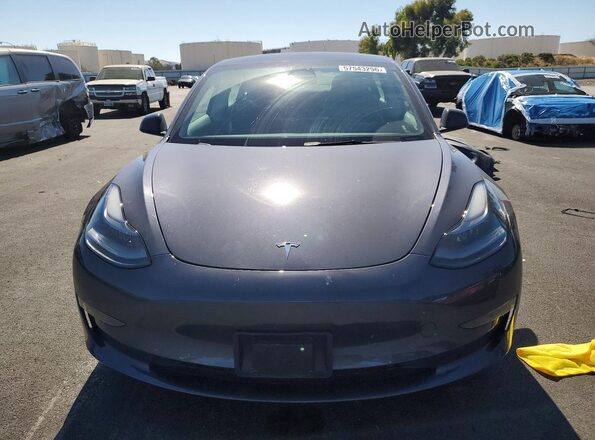 5YJ3E1EB9NF208109 2022 TESLA MODEL Gray Front view