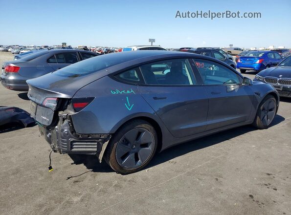 5YJ3E1EB9NF208109 2022 TESLA MODEL Gray Rear right