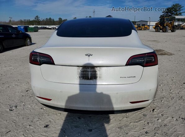 5YJ3E1EB9NF234581 2022 TESLA OTHER White Widok z tyłu