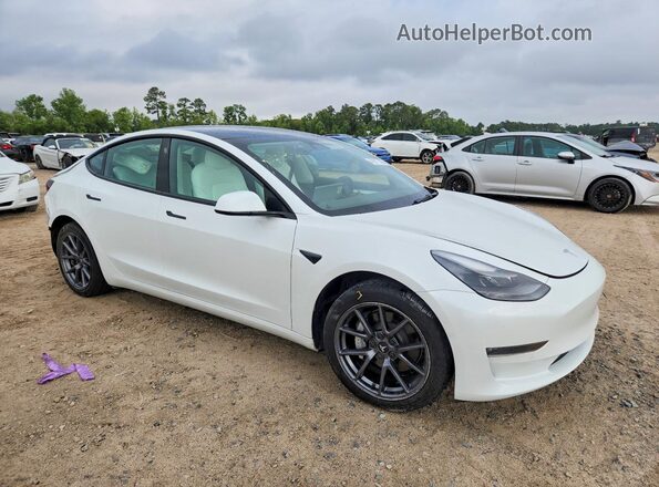 5YJ3E1EB9NF254359 2022 TESLA OTHER Белый Передняя правая четверть