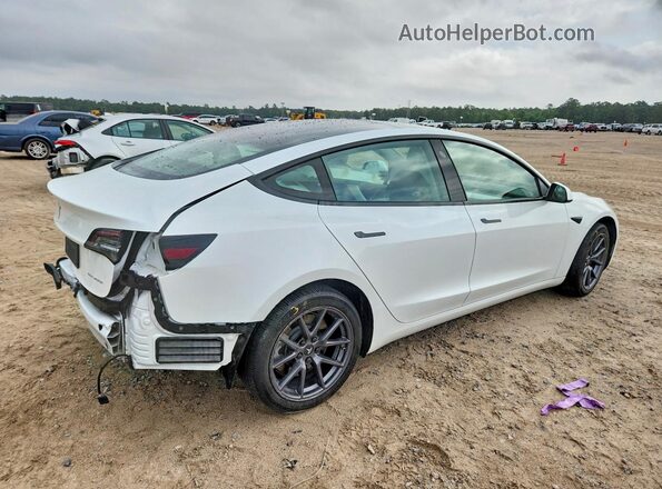 5YJ3E1EB9NF254359 2022 TESLA OTHER Белый Задняя правая четверть