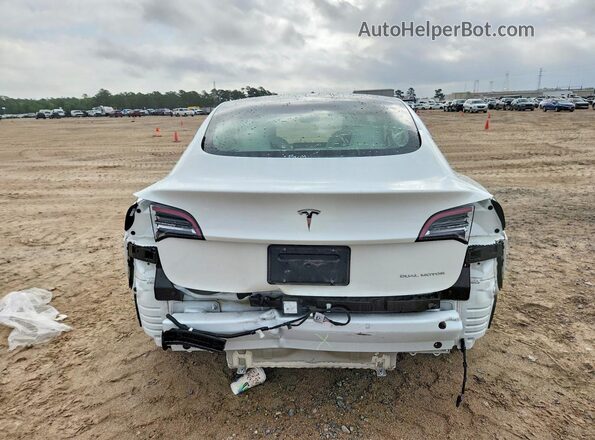 5YJ3E1EB9NF254359 2022 TESLA OTHER Белый Вид сзади