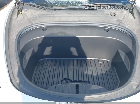 5YJ3E1EB9NF255091 2022 TESLA MODEL 3 White Вид ззаду