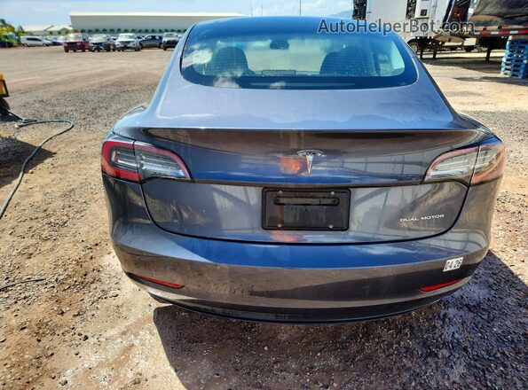 5YJ3E1EB9NF307982 2022 TESLA MODEL Gray უკანა ხედი