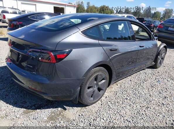 5YJ3E1EB9PF692365 2023 TESLA MODEL 3 Серый Задняя правая четверть