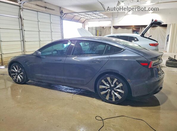 5YJ3E1EB9RF736593 2024 TESLA MODEL Black Rear left
