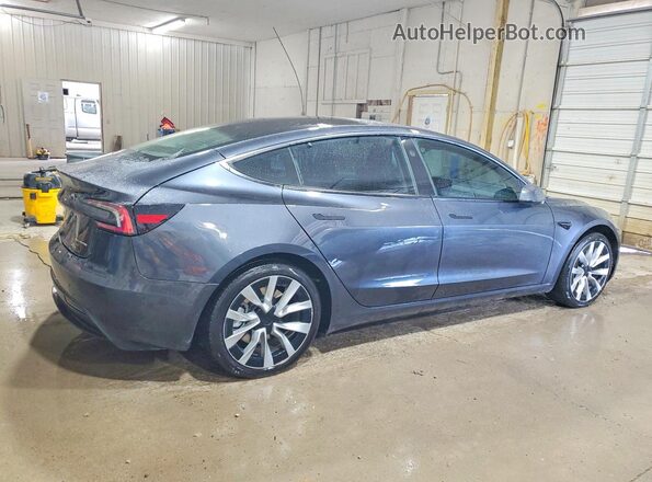 5YJ3E1EB9RF736593 2024 TESLA MODEL Black Rear right