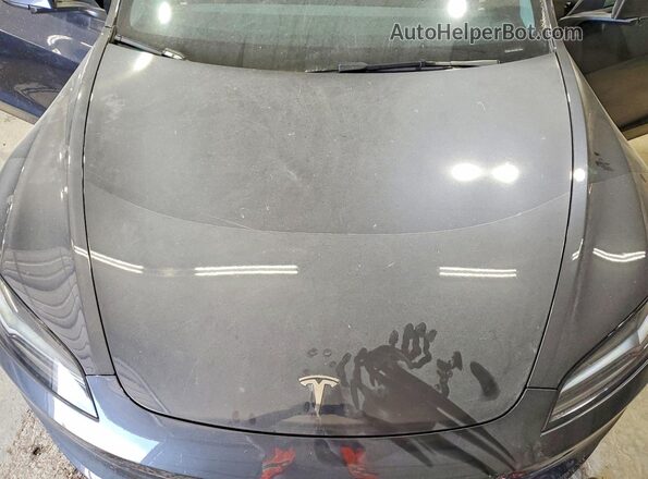 5YJ3E1EB9RF736593 2024 TESLA MODEL Black Rear interior view