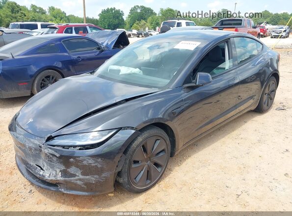 5YJ3E1EB9SF011291 2025 TESLA MODEL 3 Gray Vista tres cuartos delantera izquierda