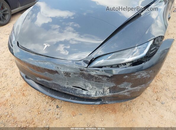 5YJ3E1EB9SF011291 2025 TESLA MODEL 3 Gray Vista frontal