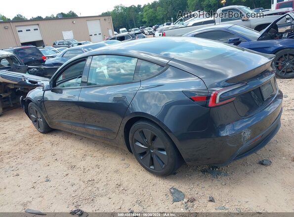 5YJ3E1EB9SF011291 2025 TESLA MODEL 3 Gray Vista interior de 360 grados