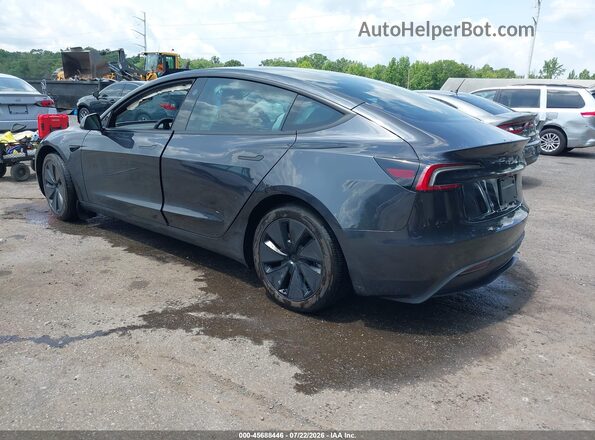 5YJ3E1EB9SF053220 2025 TESLA MODEL 3 Gray Trasero izquierdo
