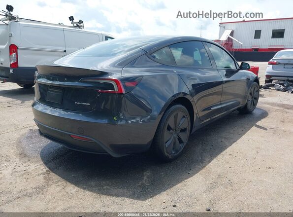 5YJ3E1EB9SF053220 2025 TESLA MODEL 3 Gray Trasero derecho