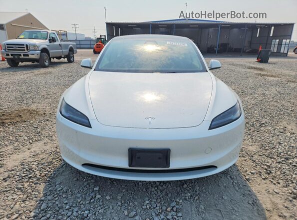 5YJ3E1EB9SF906893 2025 TESLA MODEL White Vista frontal