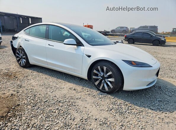 5YJ3E1EB9SF906893 2025 TESLA MODEL White Delantero derecho