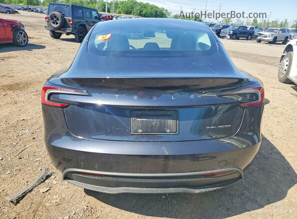5YJ3E1EB9SF964003 2025 TESLA MODEL Gray Հետևի տեսք