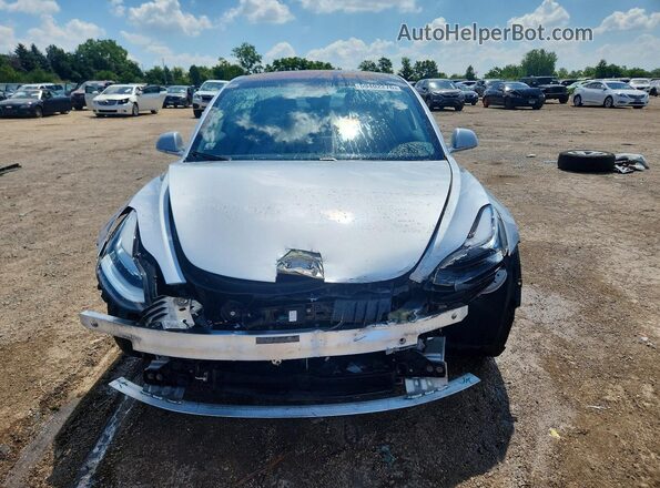 5YJ3E1EBXJF065262 2018 TESLA MODEL Silver Vista frontal