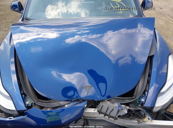5YJ3E1EBXLF647994 2020 TESLA MODEL 3 Blue Rear view
