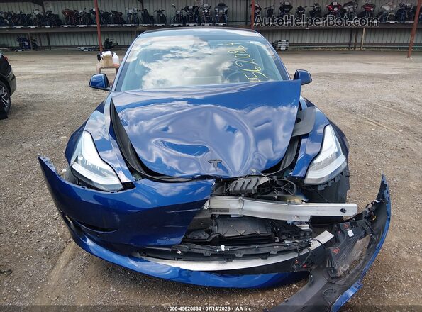 5YJ3E1EBXLF647994 2020 TESLA MODEL 3 Blue Dashboard view