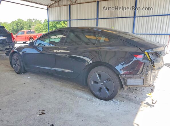 5YJ3E1EBXMF051026 2021 TESLA MODEL Черный Задняя левая четверть