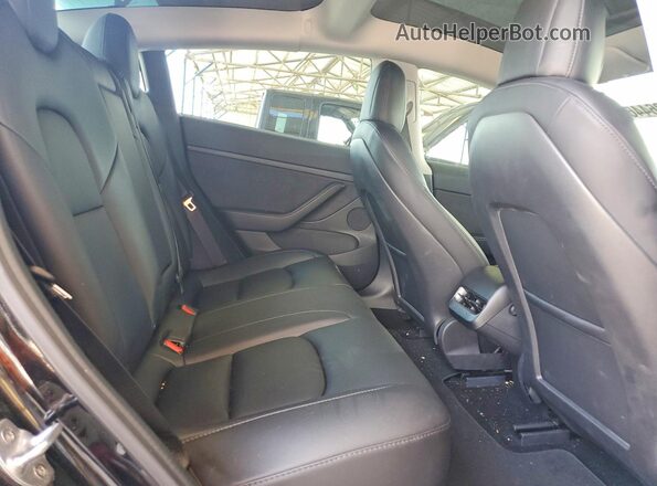 5YJ3E1EBXMF051026 2021 TESLA MODEL Черный Вид задних сидений