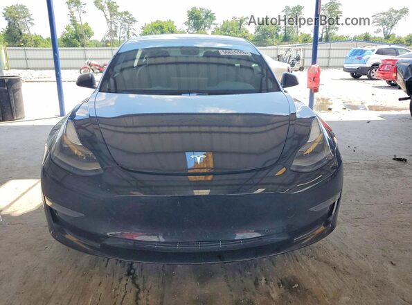 5YJ3E1EBXMF051026 2021 TESLA MODEL Черный Вид спереди