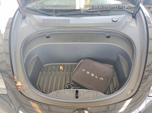 5YJ3E1EBXMF051026 2021 TESLA MODEL Черный Вид задней части салона