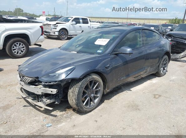 5YJ3E1EBXNF208037 2022 TESLA MODEL 3 Gray Front left