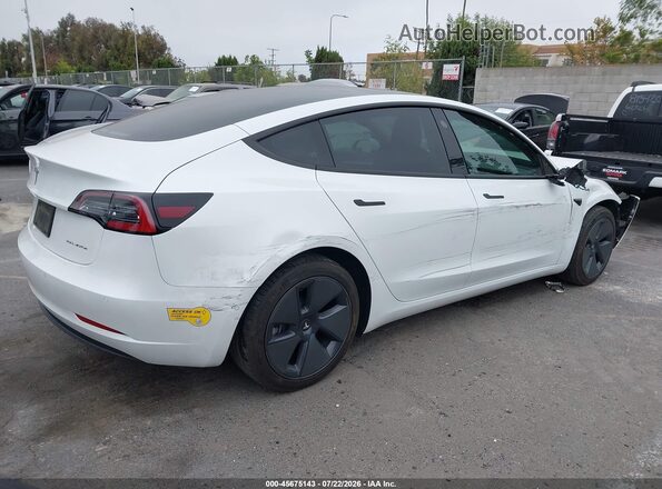 5YJ3E1EBXNF275740 2022 TESLA MODEL 3 White Tył prawy