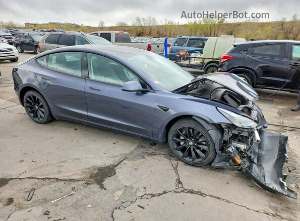 5YJ3E1EBXNF290139 2022 TESLA MODEL Gray Front right