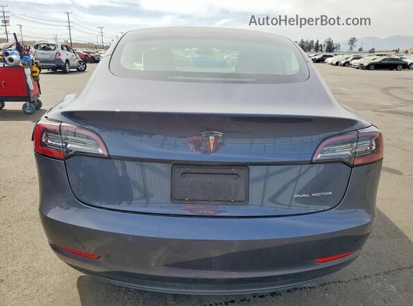 5YJ3E1EBXNF323012 2022 TESLA MODEL Серый Вид сзади