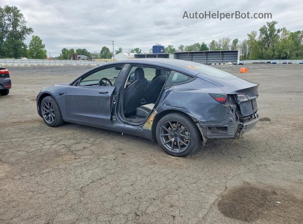 5YJ3E1EBXNF355409 2022 TESLA MODEL Gray Rear left