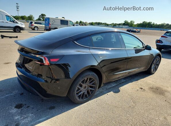 5YJ3E1EBXRF793000 2024 TESLA MODEL Black უკანა მარჯვენა