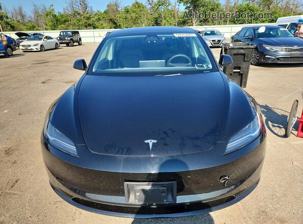 5YJ3E1EBXRF793000 2024 TESLA MODEL Black წინა ხედი