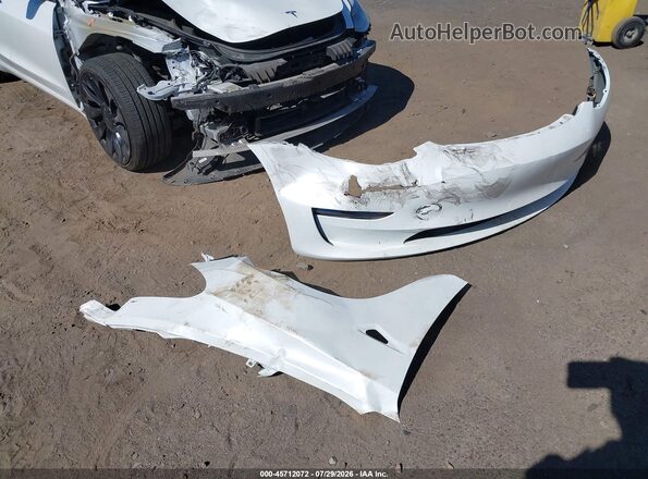 5YJ3E1EC0MF093696 2021 TESLA MODEL 3 White Вид щитка приладів