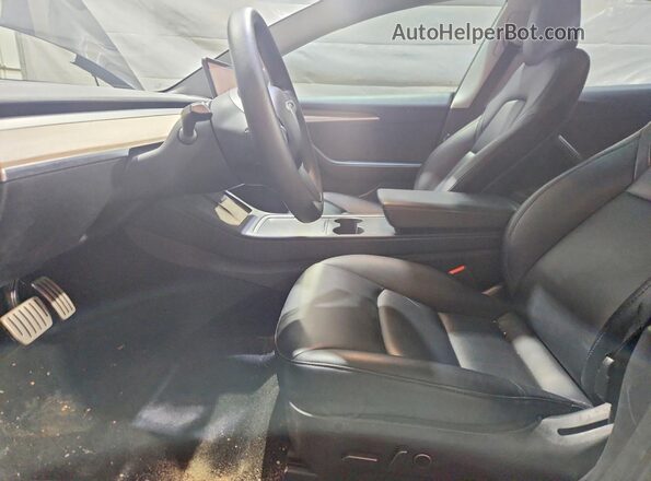 5YJ3E1EC0NF202109 2022 TESLA MODEL Gray Widok wnętrza z przodu