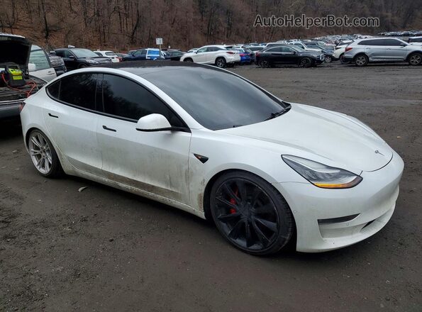 5YJ3E1EC1LF715057 2020 TESLA MODEL White წინა მარჯვენა