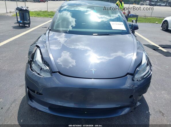 5YJ3E1EC2NF104182 2022 TESLA MODEL 3 Gray Vista del salpicadero