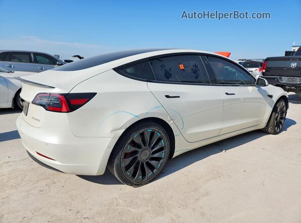 5YJ3E1EC3MF973341 2021 TESLA MODEL White Հետևի աջ