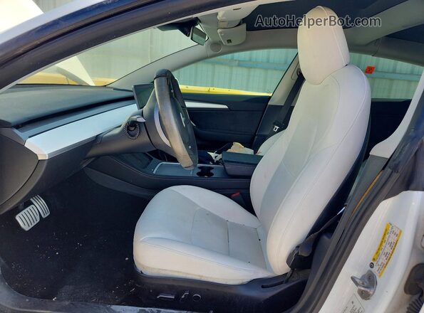 5YJ3E1EC3MF973341 2021 TESLA MODEL White Սալոնի դիմացի տեսք