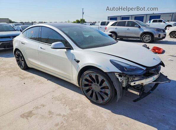 5YJ3E1EC3MF973341 2021 TESLA MODEL White Առջևի աջ