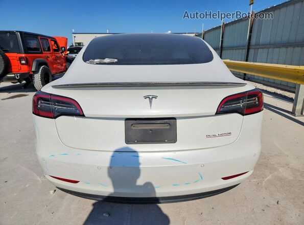 5YJ3E1EC3MF973341 2021 TESLA MODEL White Հետևի տեսք