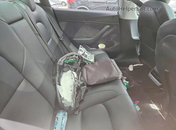 5YJ3E1EC3MF991029 2021 TESLA MODEL White Հետևի նստատեղերի տեսք